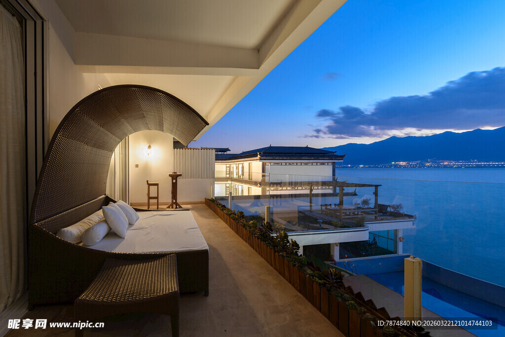 海景阳台舒适休憩空间