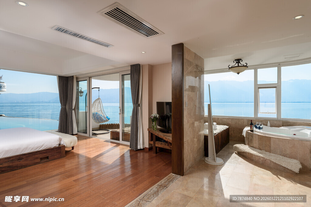 海景豪华卧室全景