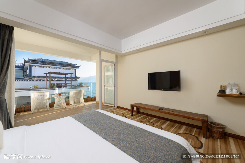 海景卧室 尽享舒适与美景