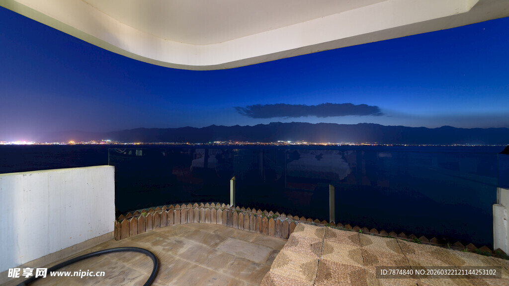 海景露台夜景 惬意空间