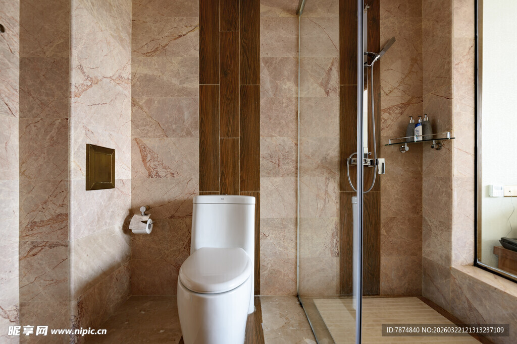 现代简约风卫生间一角