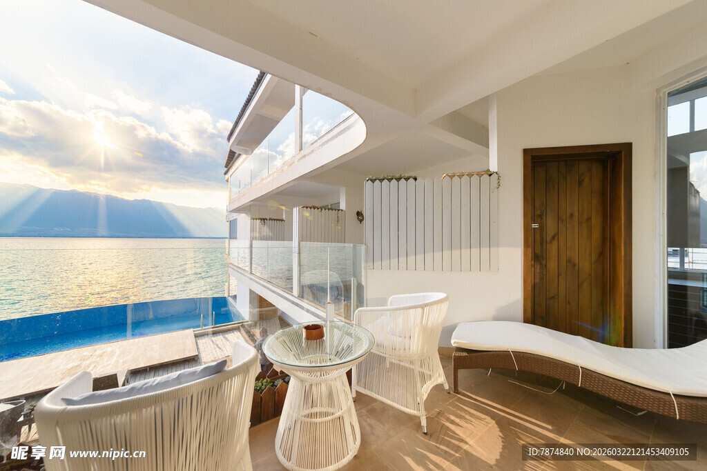 海景豪华浴室室内景观