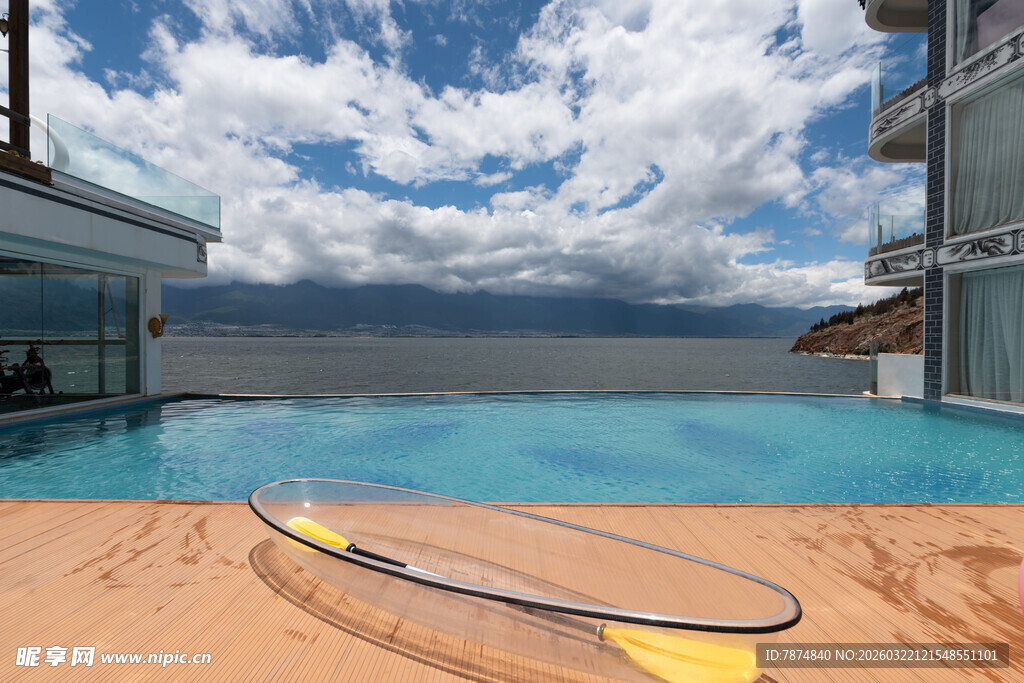 海边度假泳池景观