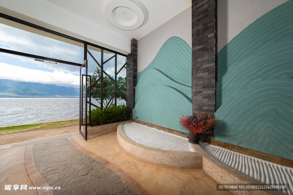 现代风阳台设计美景相伴