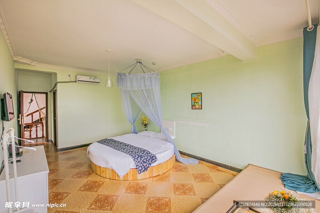 清新简约风格卧室空间