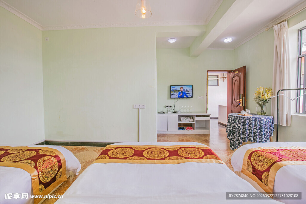 温馨舒适的多人卧室空间