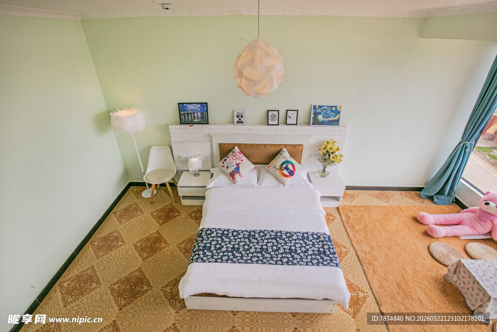 简约温馨儿童卧室空间