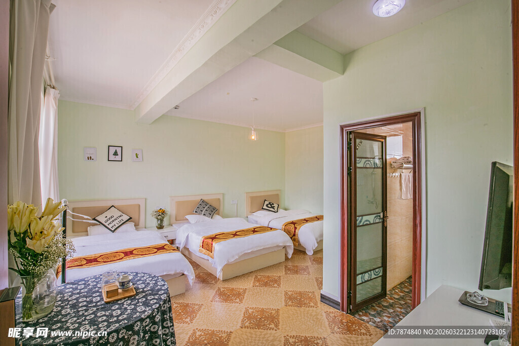 温馨双人酒店客房