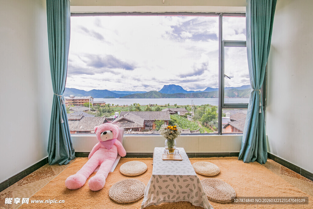 温馨窗边休闲小角落