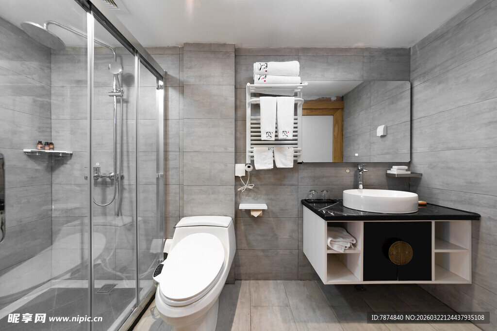 现代简约风卫生间设计