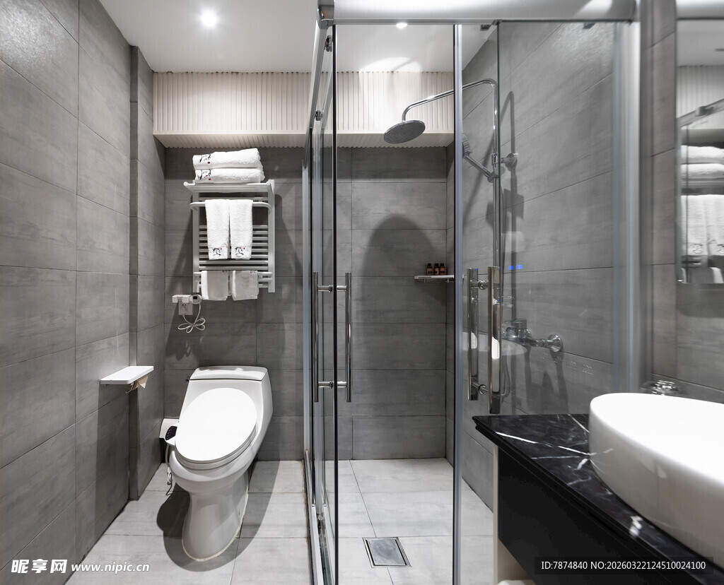 现代简约风卫生间设计