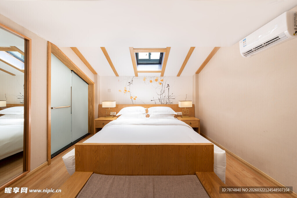 简约日式风格卧室空间