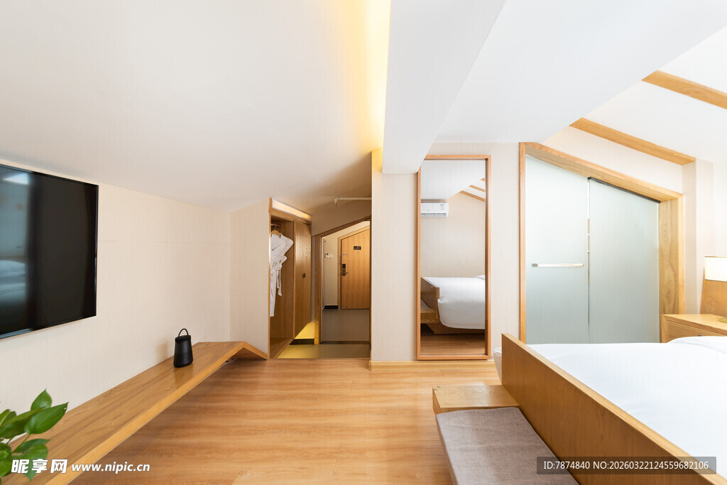 现代简约风卧室室内设计