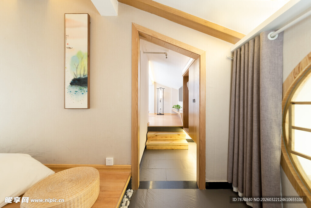 简约温馨的室内过道空间