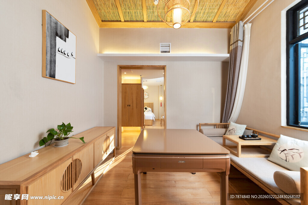 简约温馨的日式风格客厅