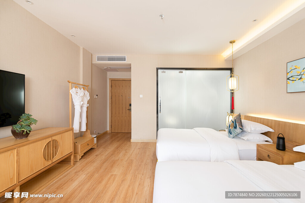 简约温馨的现代卧室空间