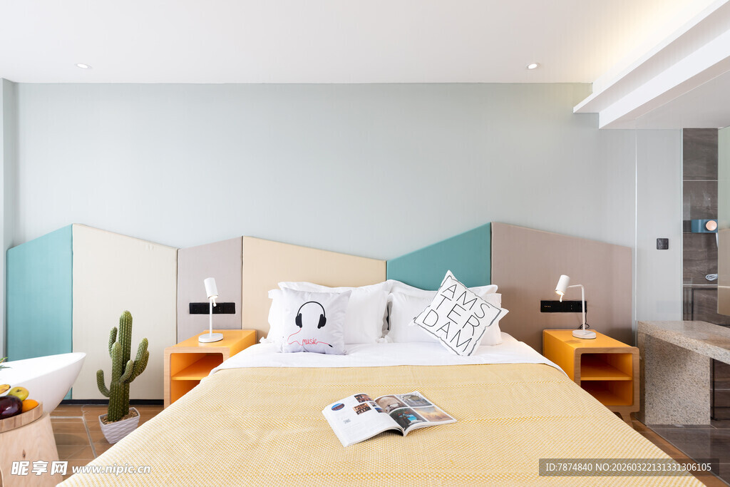 简约清新风格温馨卧室