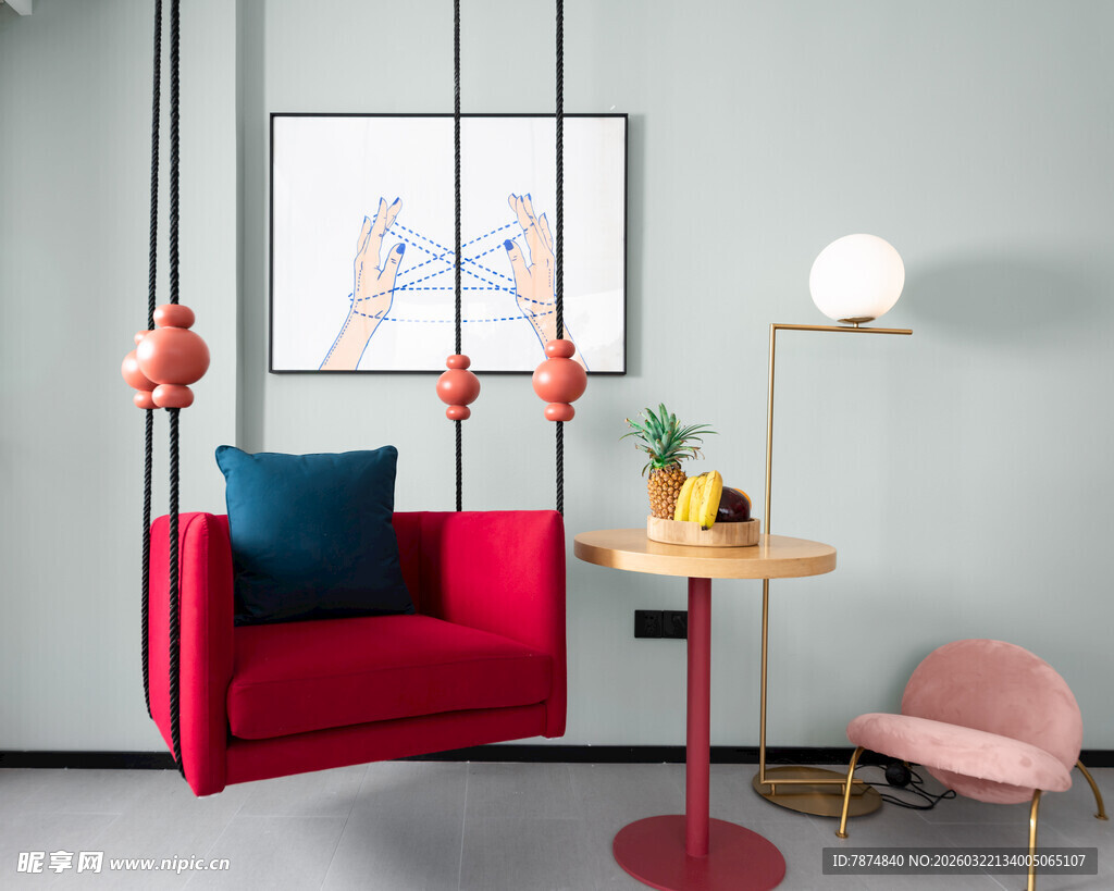 现代简约风格客厅一角