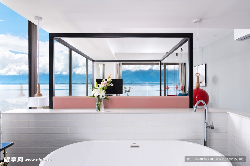 海景浴室 享受惬意时光