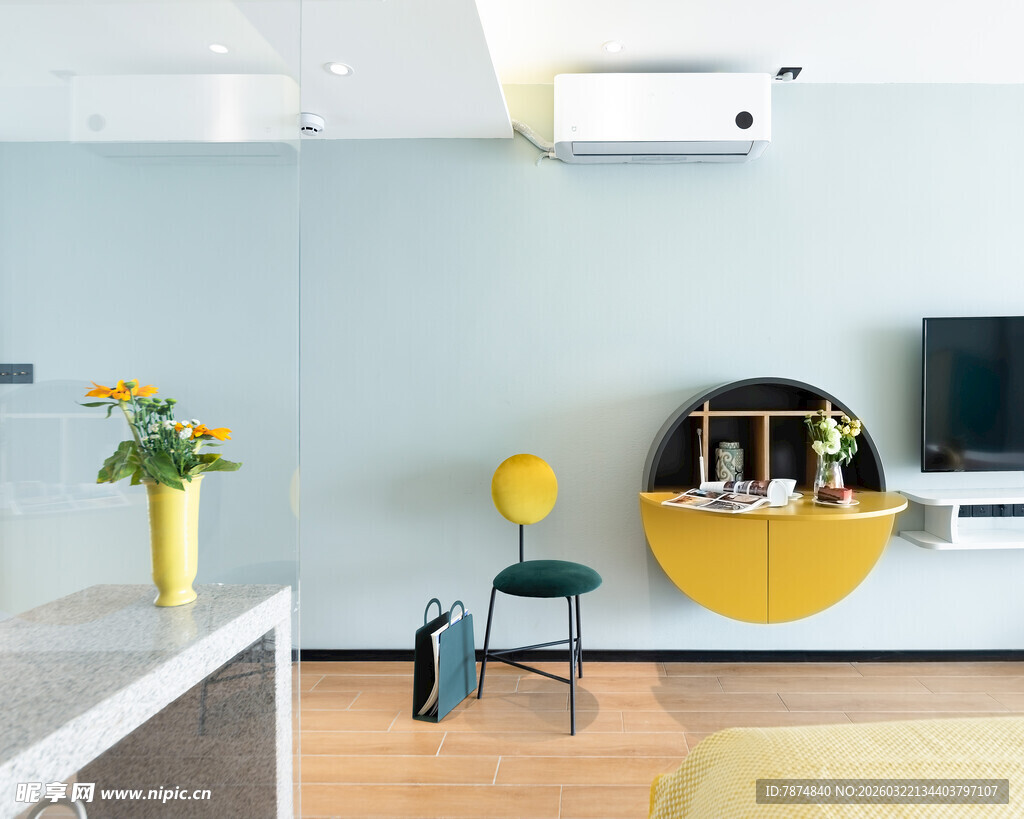 清新简约风家居一角