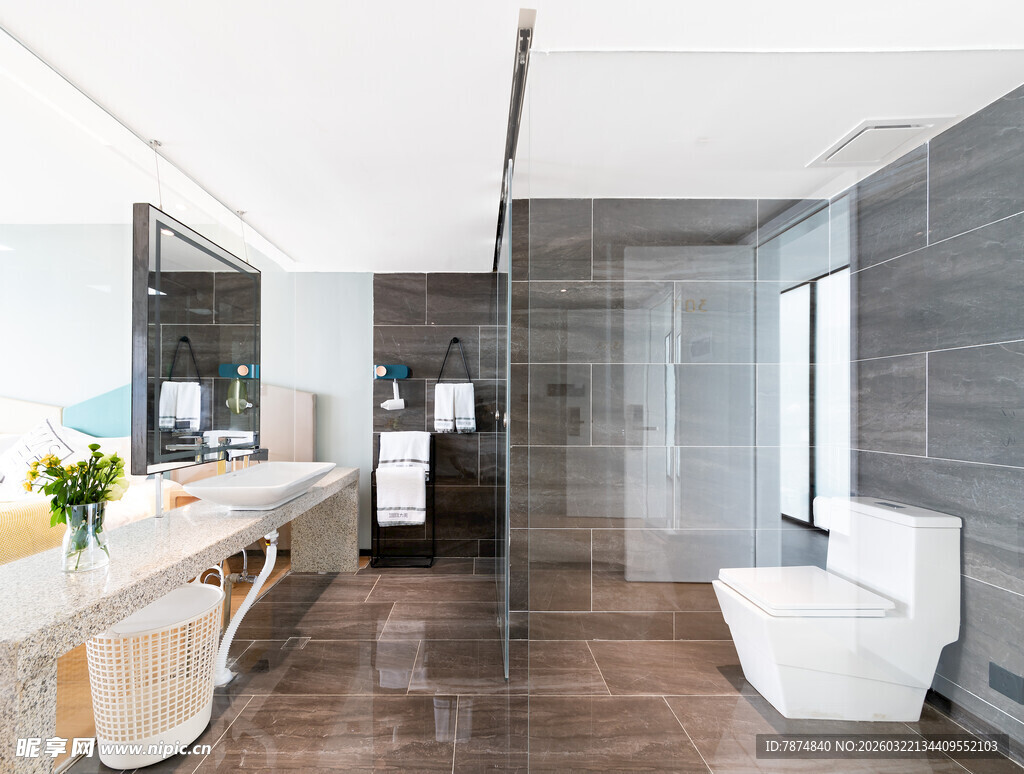 现代简约风卫生间设计