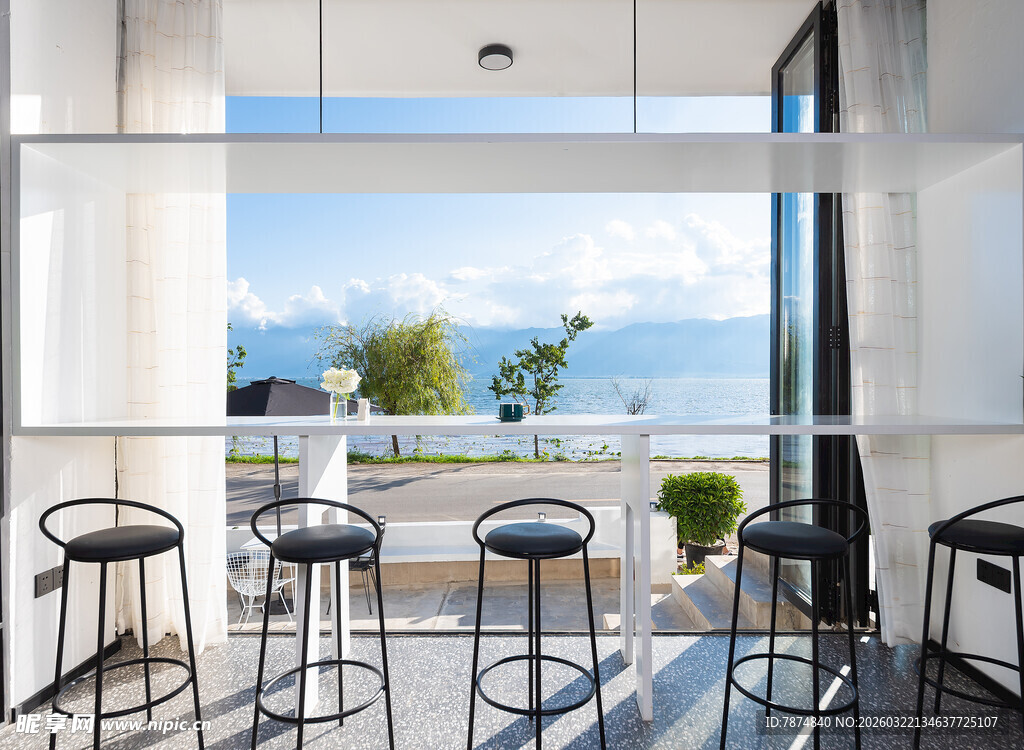 现代简约风露台休闲空间