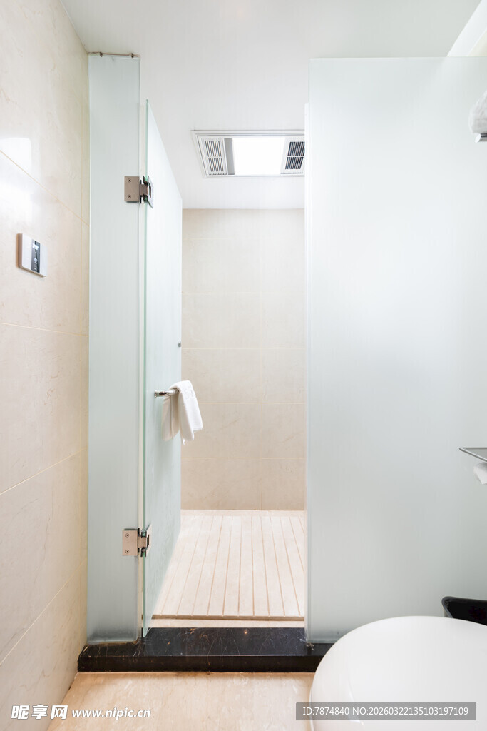 现代简约风浴室一角