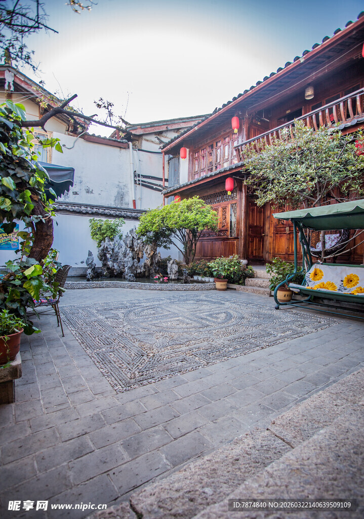 中式庭院 静谧古朴之景