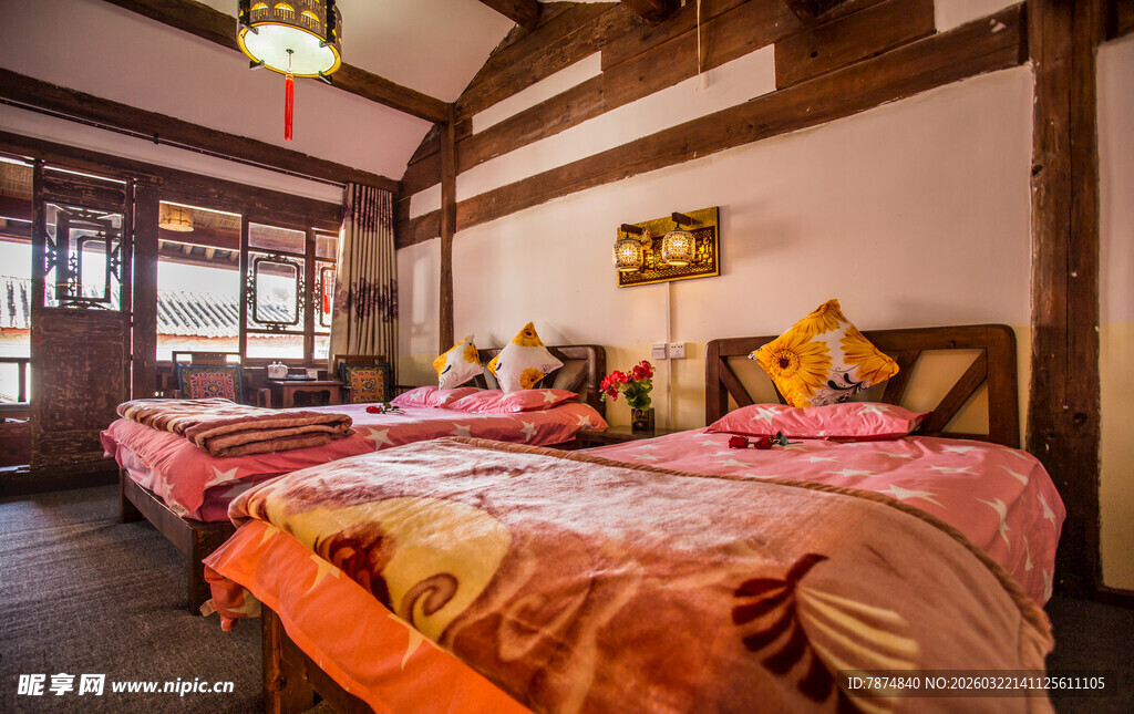 温馨民族风特色民宿客房