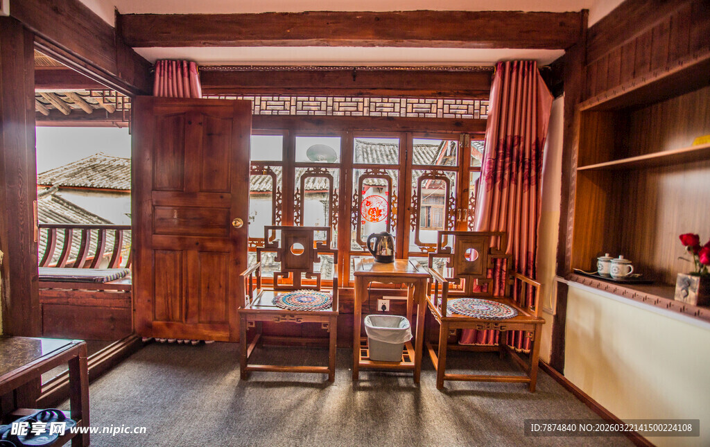 中式古典风的雅致室内空间