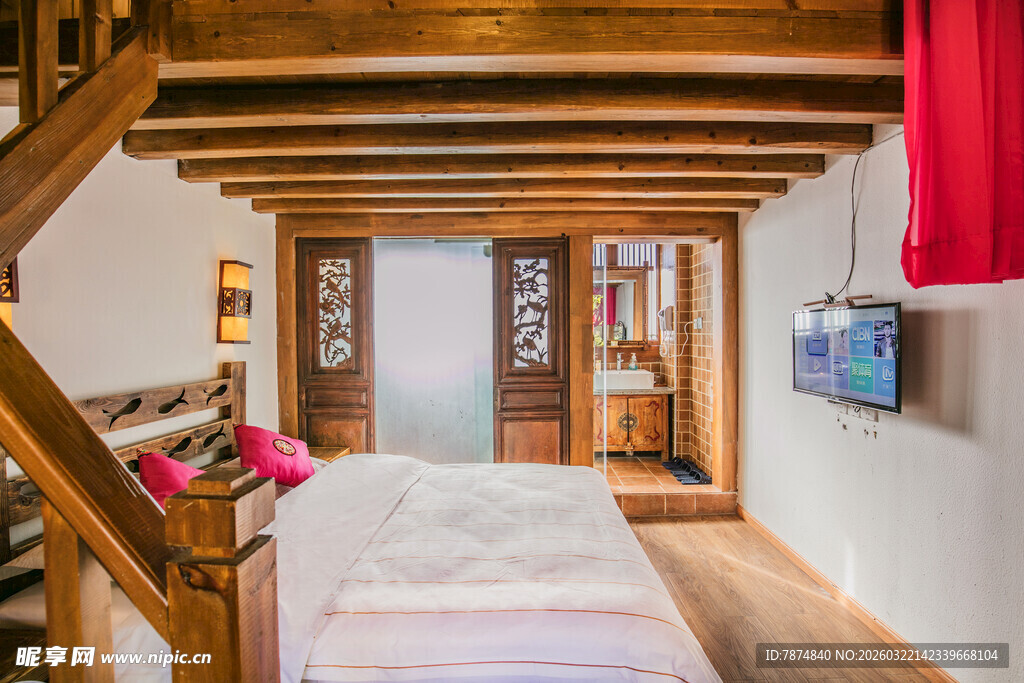 木质温馨卧室 尽显自然气息