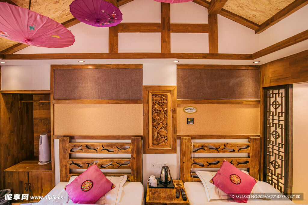 中式典雅风格的温馨卧室