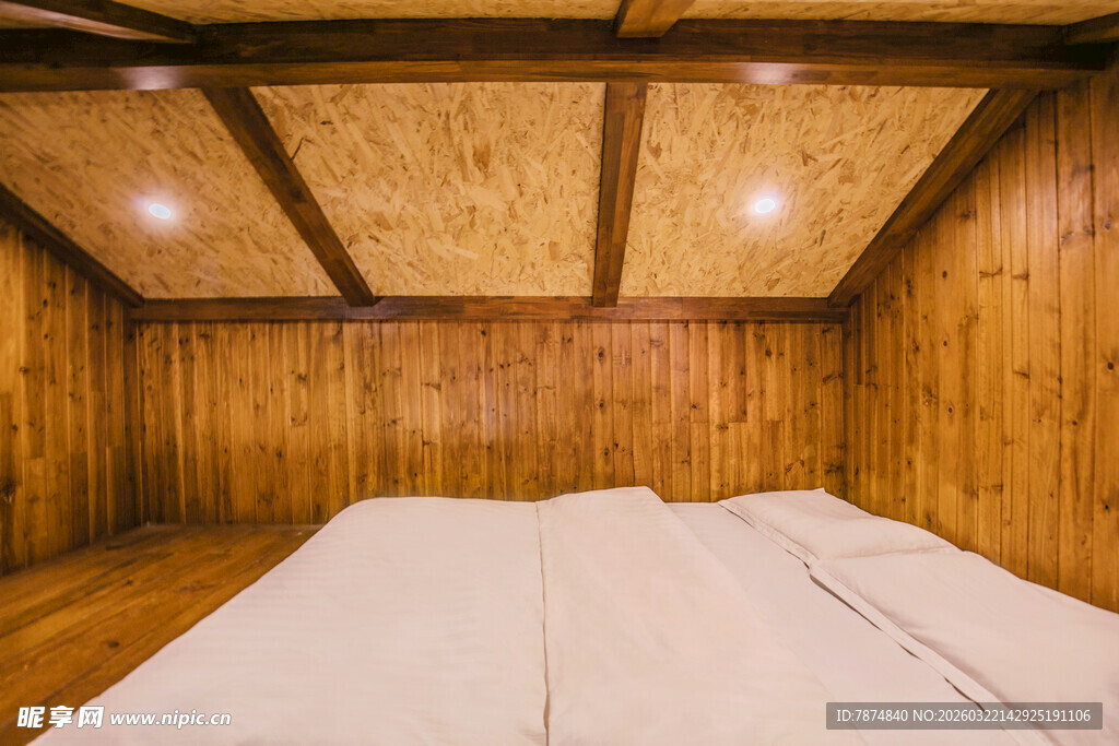 木质温馨榻榻米睡眠空间