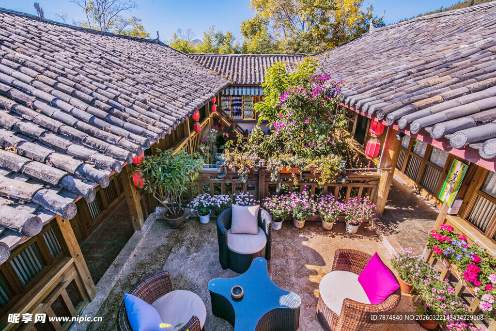 中式庭院休闲惬意空间