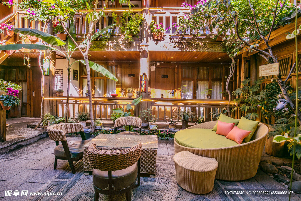 温馨庭院休闲空间