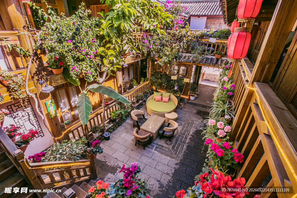 中式庭院雅致休闲空间