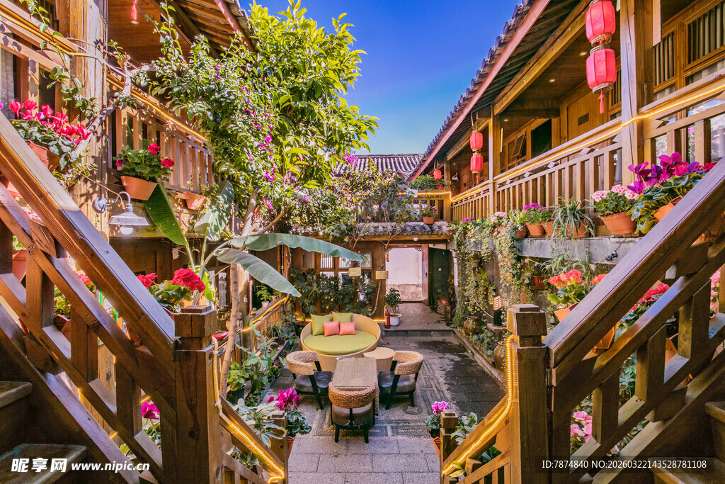 古色古香庭院景观