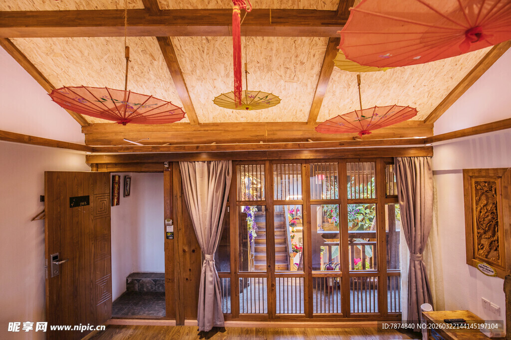 中式古风室内温馨空间