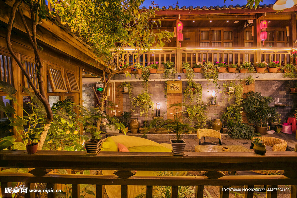 中式庭院景观 古韵雅致