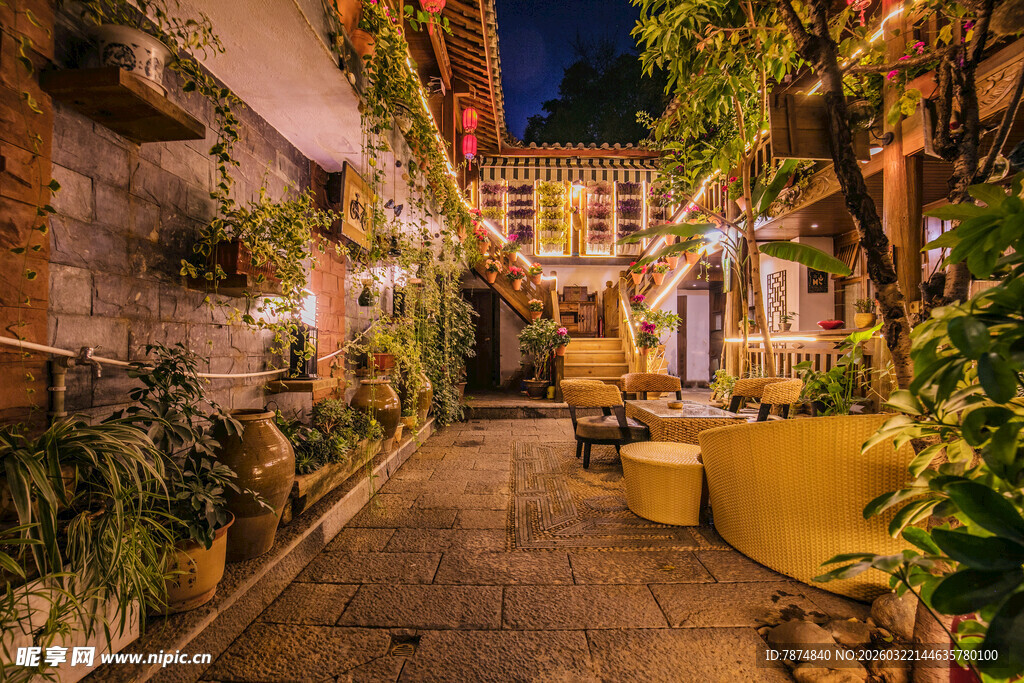 温馨浪漫的户外休闲小空间