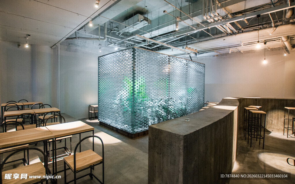 现代简约风办公休息区空间