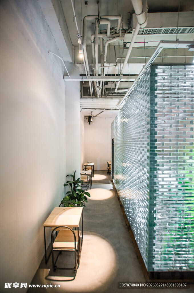 现代简约风室内走廊空间