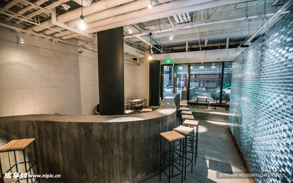 现代简约风格的室内吧台