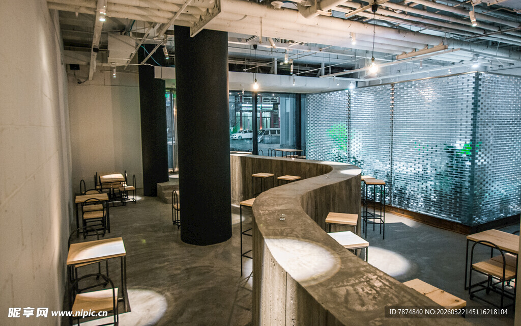 现代简约风格的室内休闲区