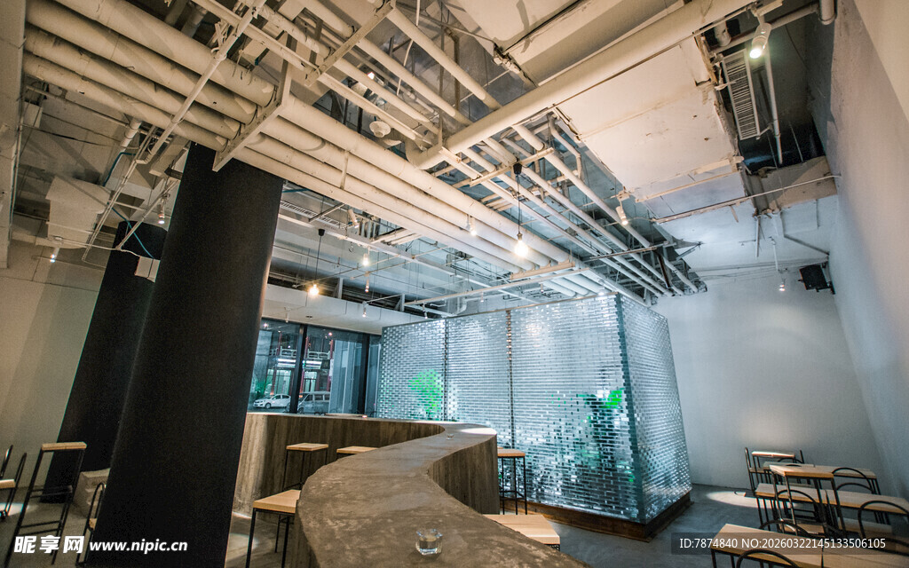 工业风室内空间设计场景