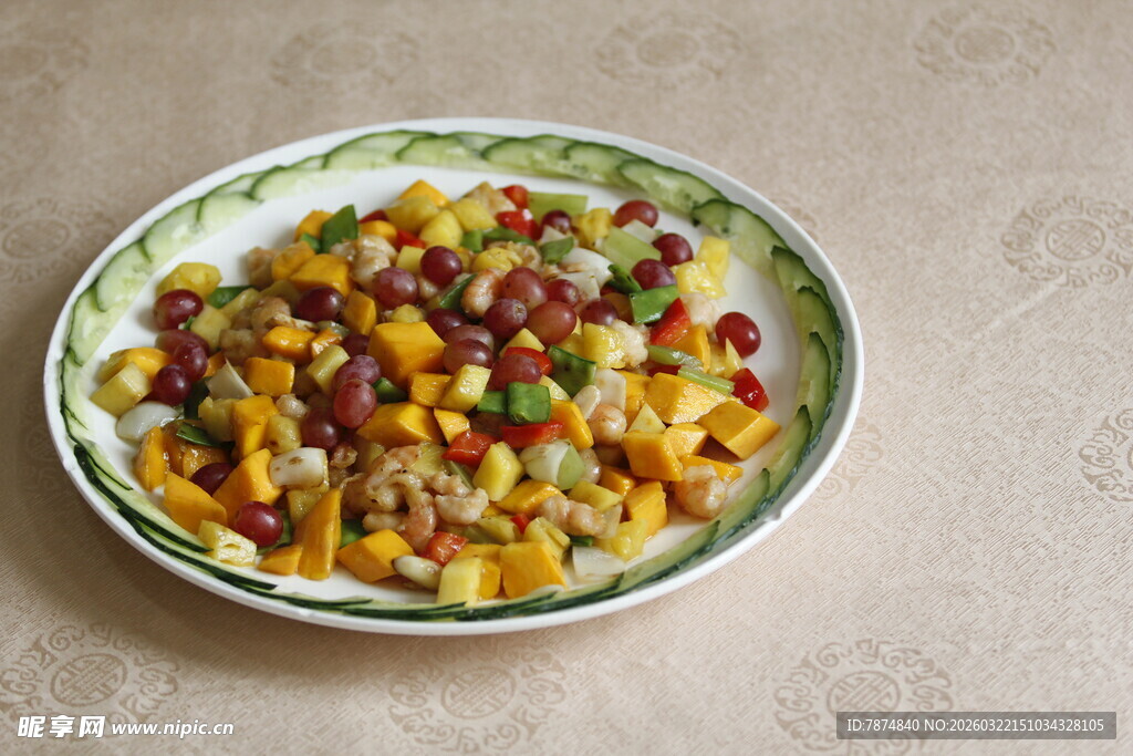 美味多彩蔬菜玉米粒拼盘