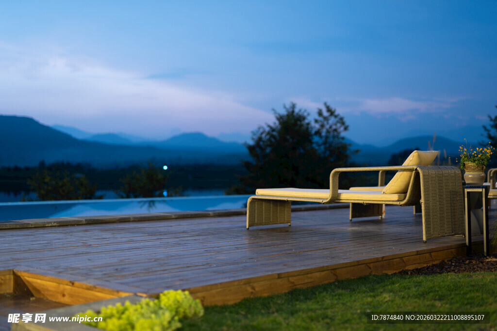 户外露台休闲美景