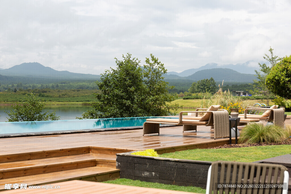 湖畔户外休闲景观空间