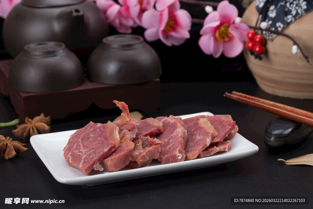 美味酱牛肉摆盘 尽显风味