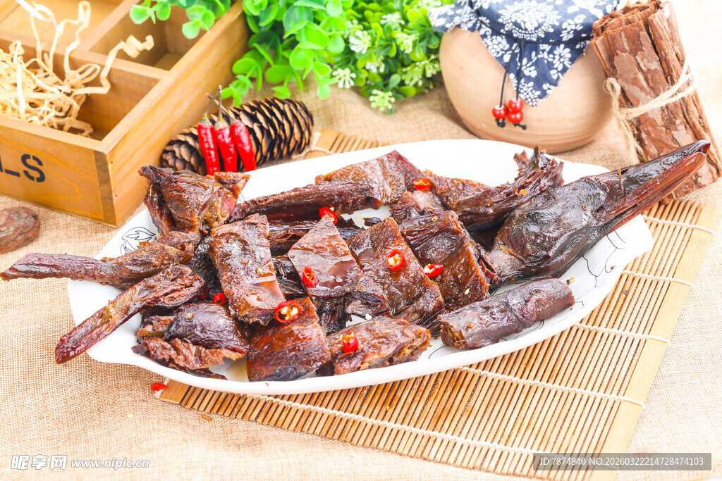 香辣卤味鸭货拼盘